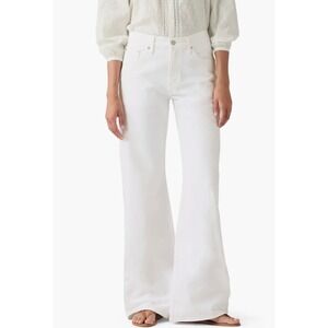 Levis 545 Low Boot Cut Jeans Womens 8M White Denim Stretch Pants